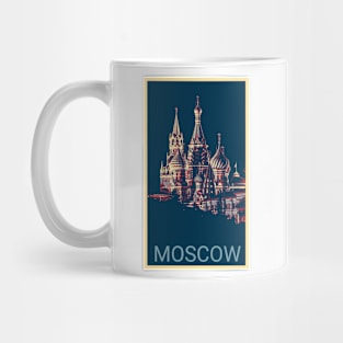 Moscow in Shepard Fairey style Mug